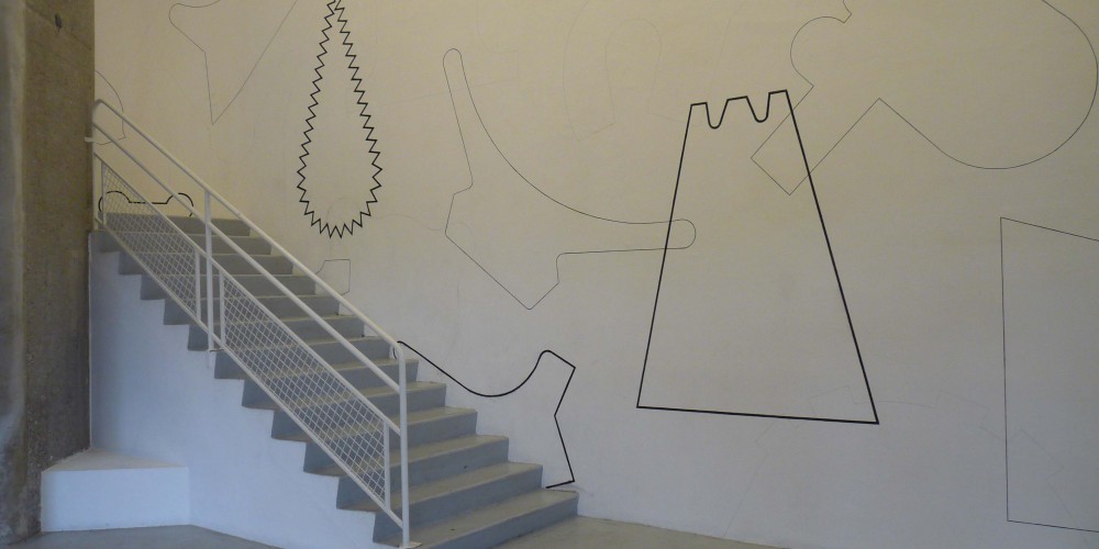 Dessin mural N° 4, 4 15,43x6,17m, rdc 2009