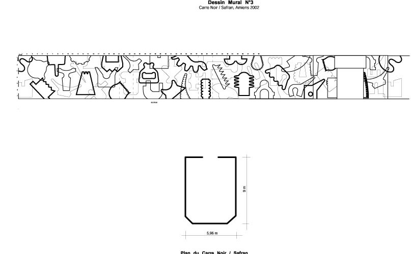 Plan dessin mural N° 3, 2003